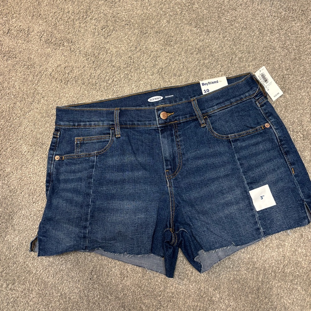 Old Navy Boyfriend Blue Denim Shorts